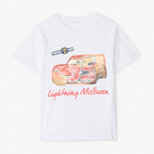 Camiseta de manga corta con estampado lenticular de Flash McQueen de Disney - Pixar para niño 