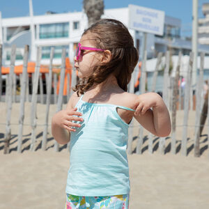 Lote de 3 camisetas sin estampado para bebé niña 