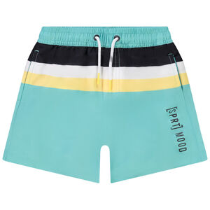 Short de bain effet color block pour garçon 