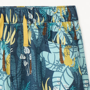 Bermudas de jungla estampadas para niño 