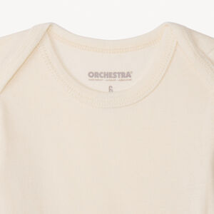 Pack de 5 bodies de manga larga lisos para bebé 