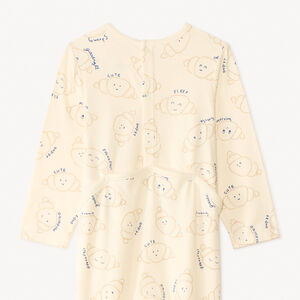 Lote de 2 pijamas de manga larga con estampado de croissant para bebé niño (aberturas diferentes según la edad) 
