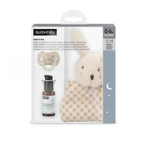Set de regalo Night and Day con doudou conejo 