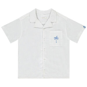 Camisa de manga corta con estampado de palmera para niño 