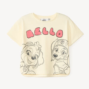 Camiseta de manga corta Stella y Liberty de la Patrulla Canina para niña 