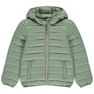 Plumífero ligero acolchado con capucha para niña 