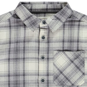 Camisa de cuadros de manga larga para niño 