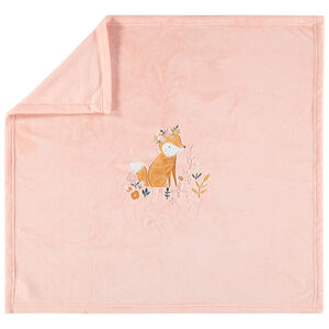 Manta de terciopelo con zorro bordado  Main Manta de terciopelo con zorro bordado