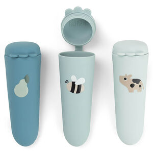 Moldes de silicona para helados x 3 Dotti azul 