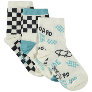 Juego de 3 pares de calcetines fantasía para niño 