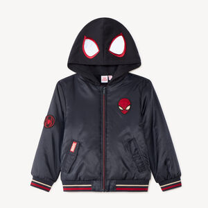 Chaqueta para niño estilo teddy con capucha de Spider-Man Marvel 