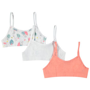 Pack de 3 sujetadores de jersey niña 