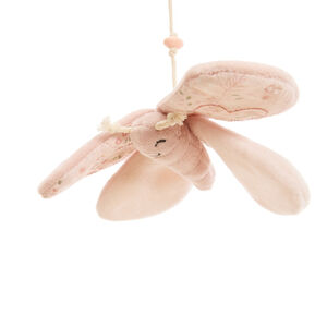 Móvil musical Promenade Bucolique rosa 