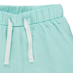 Short de felpa liso para bebé niña 