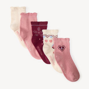 Juego de 5 pares de calcetines para niña espíritu montaña 
