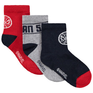 Lot de 3 paires de chaussettes Spider-Man Marvel pour garçon 