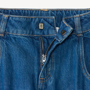 Jean niño cargo suelto en denim 