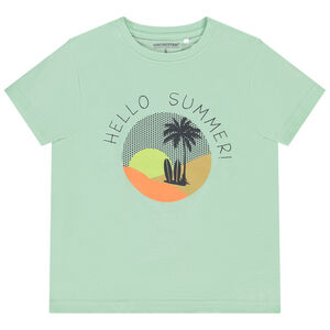 Camiseta de manga corta estampada para niño 