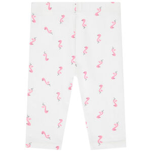 Pantalón corsario de jersey con estampado fantasía para bebé niña 