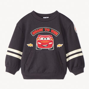 Sweat molleton Cars Disney + poche pour bébé garçon  