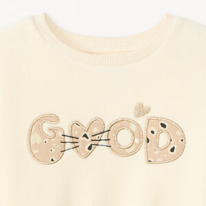 Sudadera de felpa oversize para bebé niña 