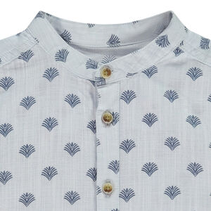 Camisa manga corta estampado palmeras para bebé niño 