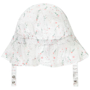 Charlotte en bordado inglés impreso de flores para niña bebé 