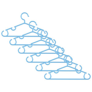 Pack de 6 perchas - Azul 