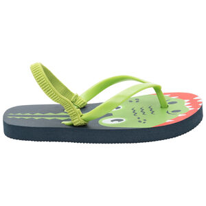 Chanclas con tira y estampado cocodrilo Main Chanclas con tira y estampado cocodrilo