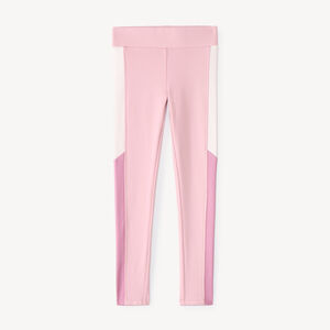 Leggings para niña efecto colorblock 