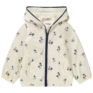 Chaqueta cortavientos estampado palmeras para bebé niño 