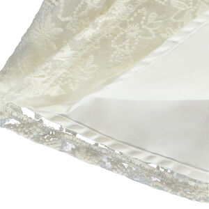 Falda de tul y organza bordada para niña 