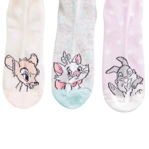 Pack de 3 pares de calcetines con estampado de personajes Disney niña 