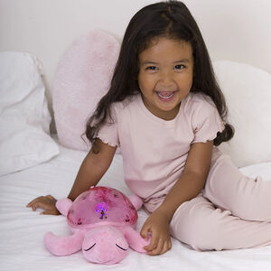 Luz quitamiedos tortuga Tranquil Turtle recargable rosa 
