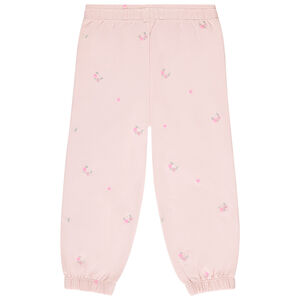 Pantalón jogging de felpa con bordados para bebé niña 