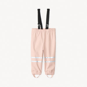 Pantalón de lluvia impermeable con tirantes para niña  Main Pantalón de lluvia impermeable con tirantes para niña