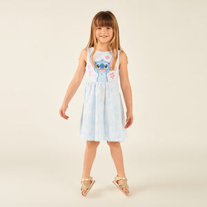 Vestido sin mangas tie and dye de Stitch de Disney para niñas 