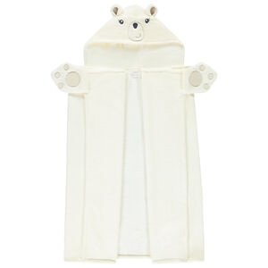 Plaid lúdico con capucha de oso polar en sherpa para niño  Main Plaid lúdico con capucha de oso polar en sherpa para niño