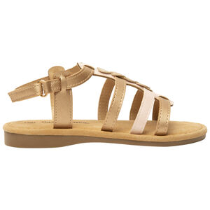 Sandalias bicolores con corazones para niña  Main Sandalias bicolores con corazones para niña