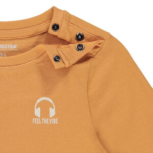 Pack de 3 camisetas de manga larga con estampado de casco para bebé niño 