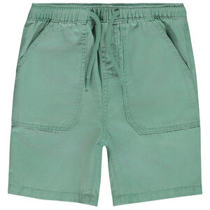 Bermudas lisas de tela para bebé niño 