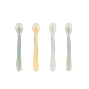 Set de 4 cucharas de silicona Miamix - verde 