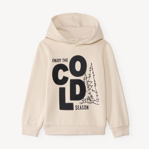 Sudadera con capucha para niño en felpa 