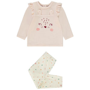 Pijama de 2 piezas de terciopelo para bebé niña 