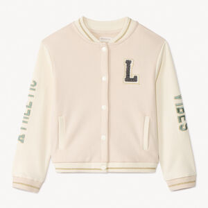 Gilet manches longues style teddy brodé pour fille   Main Gilet manches longues style teddy brodé pour fille