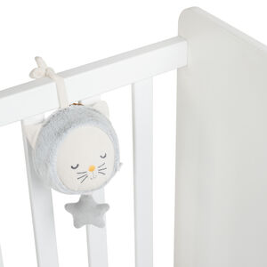 Peluche musical en forme de tête de chat 