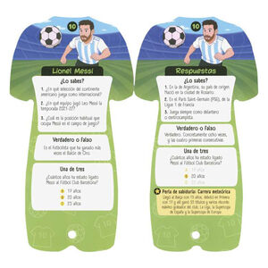 Libro de preguntas y respuestas colección Fútbol Másters (título aleatorio) +7 años 