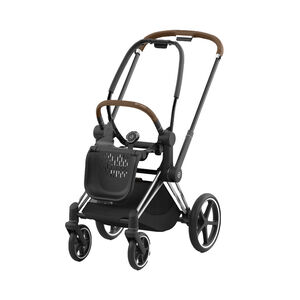 Chasis carrito Priam Chrome con detalles marrones 