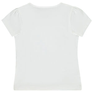 Camiseta de manga corta print fantasía niña 