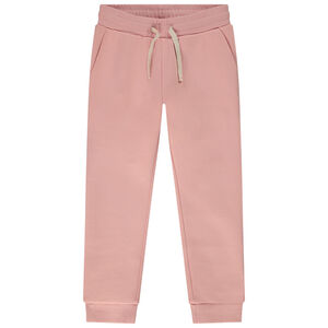 Pantalón jogging de felpa unicolor para niña 